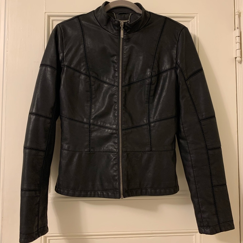 Faux Leather Jacket